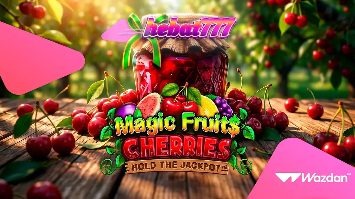 Tampilan visual ceria dari slot Magic Fruit$: Cherries dengan simbol buah klasik